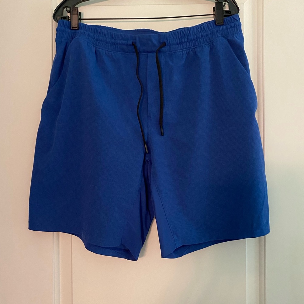 MENS LULULEMON Running Shorts // blue // size XL